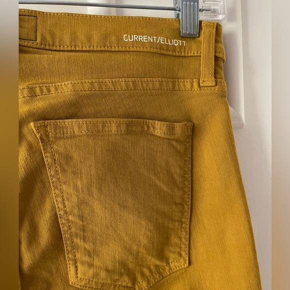 Current/Elliott NWT Ankle Skinny Mustard Jeans - Picture 6 of 10